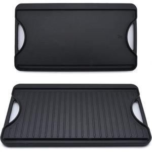 image:imageGasSaf Cast Iron Reversible Griddle With Handles 20 Inch x 105 Inch Big Grill Pan For Stovetop185 x 10 x 05