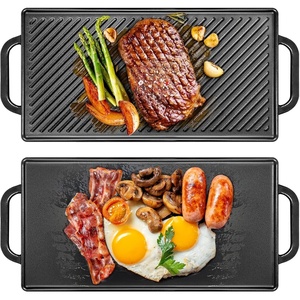 image:imageGasSaf Cast Iron Reversible Griddle With Handles 20 Inch x 105 Inch Big Grill Pan For StovetopG4175x9