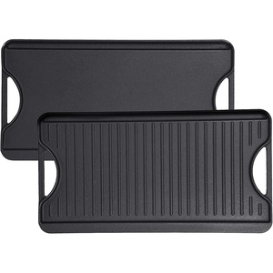 image:imageGasSaf Cast Iron Reversible Griddle With Handles 20 Inch x 105 Inch Big Grill Pan For StovetopG620x105
