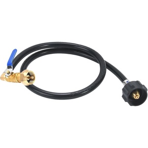 image:imageGassaf 3FT Propane Refill Adapter Hose Fill 1 Pound Bottles from 20lb Tank with ONOFF Control Valve